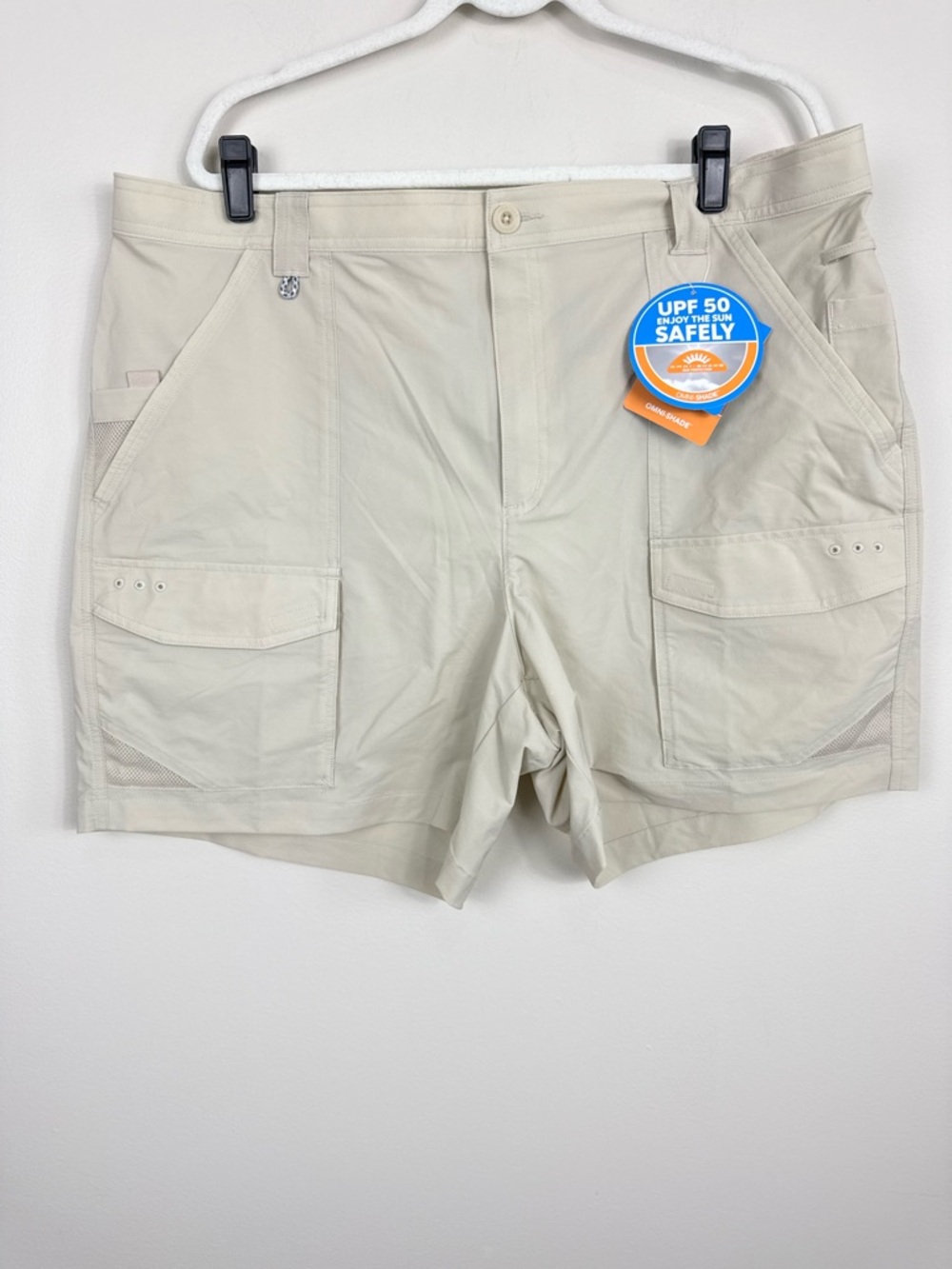 Columbia Permit III Short Mens XL Inseam 6 Tan Outdoor Pockets Casual Summer NWT